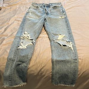 AGOLDE 90s Mid Rise Loose Fit in Fall Out